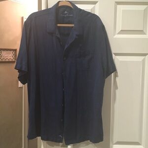 Tommy Bahama Deep Blue Casual Button Down Shirt